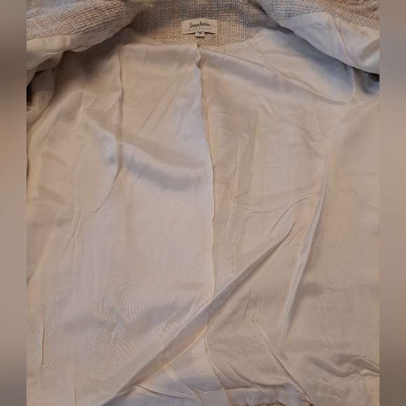 Vintage Neiman Marcus Exclusive Tweed Skirt Suit Set Size 8 Fringe - Picture 3 of 10